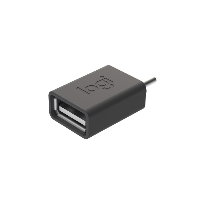 Logitech 956-000005 changeur de genre de câble USB C USB A Graphite