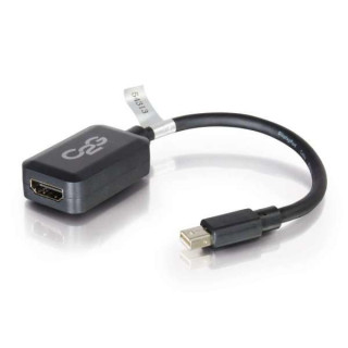C2G 0.2m Mini DisplayPort M / HDMI F 0,2 m Noir