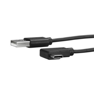 StarTech.com Câble de Charge USB-A vers USB-C de 1m, Coudé à Droite, Charge et Synchronisation, 3A, USB 2.0 - Cordon de Char