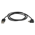 StarTech.com Câble de Charge USB-A vers USB-C de 1m, Coudé à Droite, Charge et Synchronisation, 3A, USB 2.0 - Cordon de Char