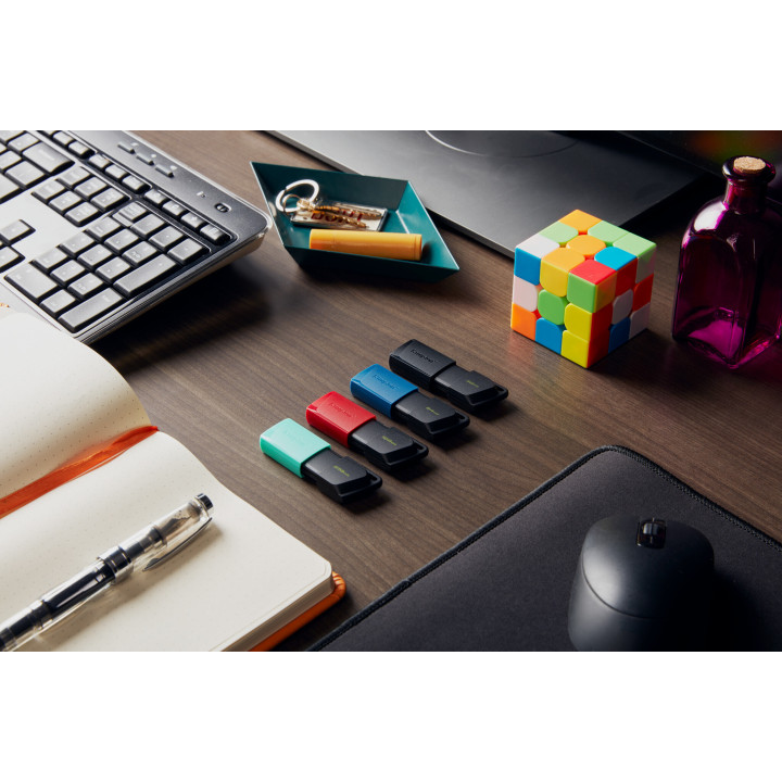 Kingston Technology DataTraveler 64GB USB3.2 Gen 1 Exodia M (Noir + Bleu) - 2 Pieces
