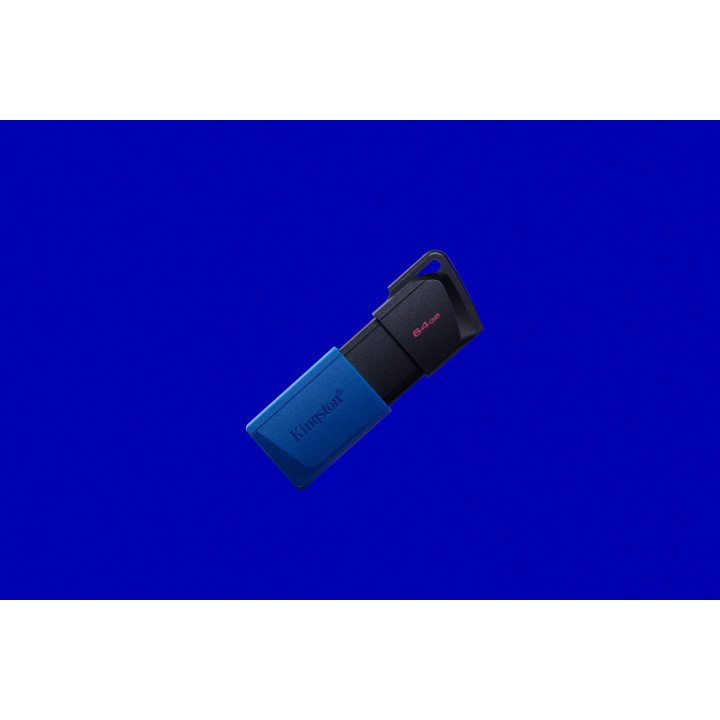 Kingston Technology DataTraveler 64GB USB3.2 Gen 1 Exodia M (Noir + Bleu) - 2 Pieces
