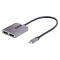 StarTech.com Hub USB-C MST à 2 ports - Adaptateur Multi-Moniteur USB Type-C vers 2x DisplayPort pour Ordinateur Portable - Dua