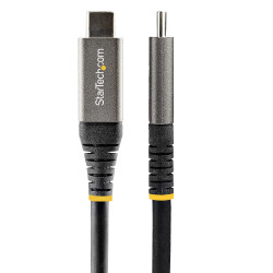 StarTech.com Câble USB-C de 1m, USB 10Gbps, 100W (5A) Power Delivery, 8K 60Hz/4K 144Hz DP Alt Mode, Compatible Thunderbolt