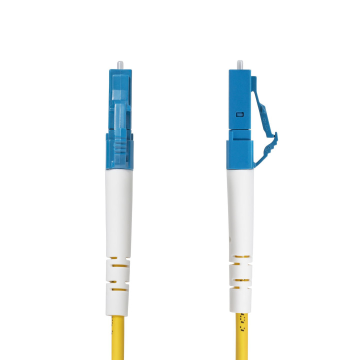 StarTech.com Câble Fibre Optique de 2m Simplex Monomode LC à SC (UPC) OS2, 9/125µm, 40G/100G, Cordon Fibre Optique, Insensib
