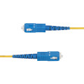 StarTech.com Câble Fibre Optique de 3m Simplex Monomode LC à SC (UPC) OS2, 9/125µm, 40G/100G, Cordon Fibre Optique, Insensib