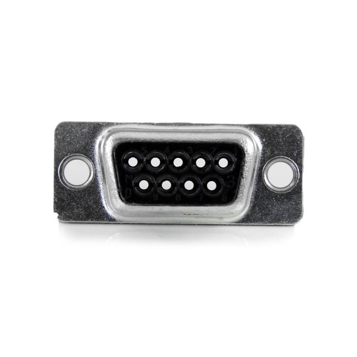 StarTech.com Adapteur Modulaire DB9 Mâle vers RJ45 Femelle Noir - DB9 à RJ45 M/F