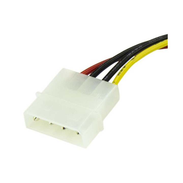 StarTech.com Câble Adaptateur d'Alimentation Molex vers SATA - LP4 Mâle vers SATA Power Femelle - 15 cm