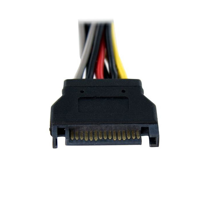 StarTech.com Adaptateur de câble répartiteur d'alimentation en Y SATA 15 cm - M/F