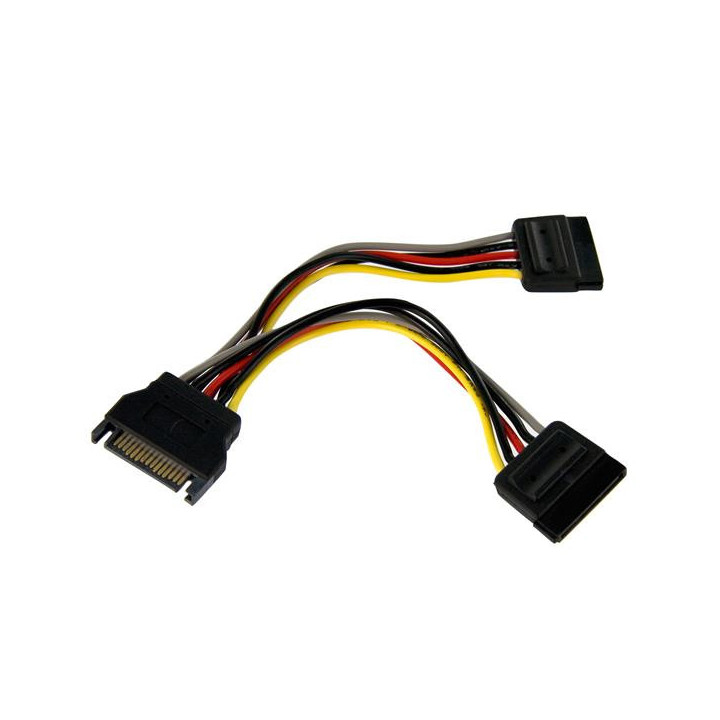 StarTech.com Adaptateur de câble répartiteur d'alimentation en Y SATA 15 cm - M/F