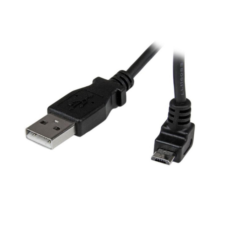 StarTech.com Câble Micro USB 1 m - A vers Micro B coudé 90° vers le haut