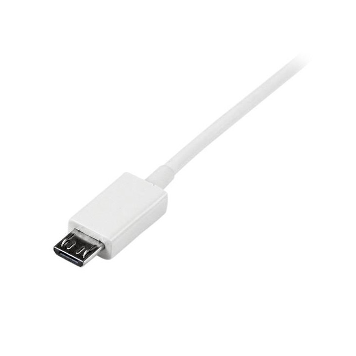 StarTech.com Câble Micro USB 2 m - A vers Micro B - Blanc