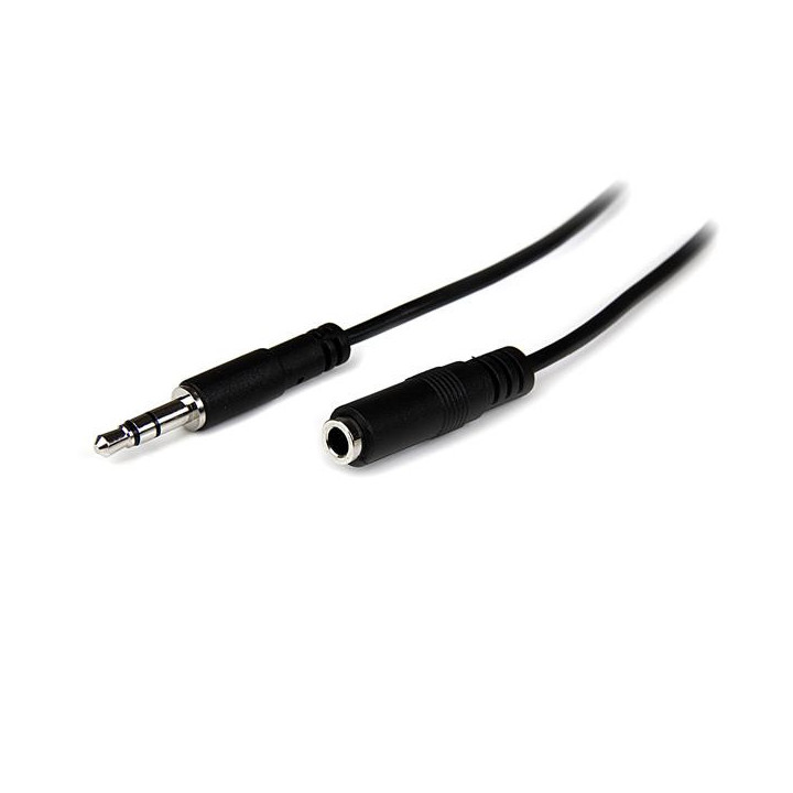 StarTech.com Câble Jack 3,5mm Mâle / Femelle - Rallonge Casque Audio Stéréo Mini Jack - 2 m