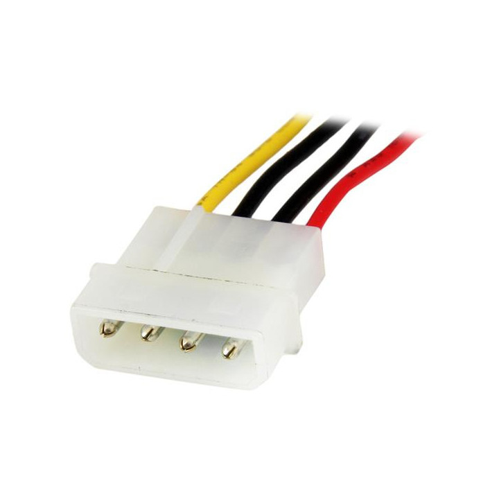 StarTech.com Câble d'Extension Alimentation Molex LP4 30 cm - Rallonge de Câble LP4 - Mâle vers Femelle
