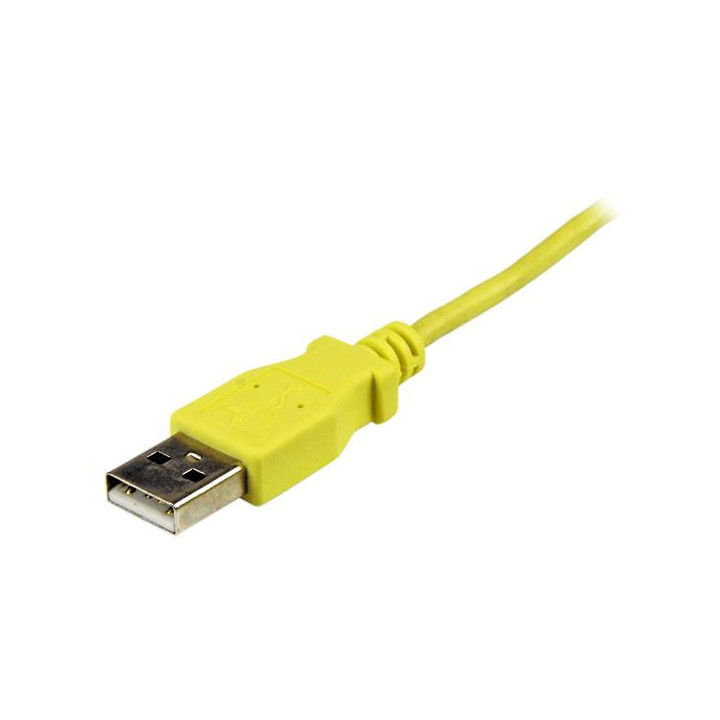 StarTech.com Câble de charge /synchronisation mobile USB A vers Micro B slim de 1 m pour smartphone et tablette - M/M - Jaune