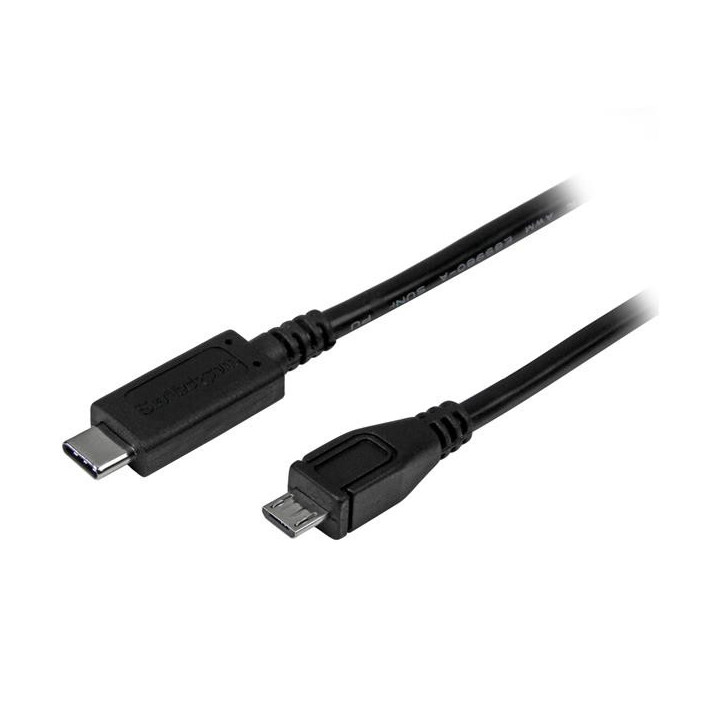 StarTech.com Câble USB-C vers Micro USB-B de 1m, Câble de Transfert de Données, USB 2.0, USB C vers Micro-B