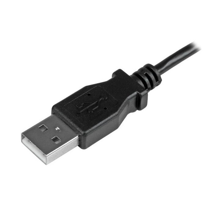 StarTech.com Câble de charge et synchronisation Micro USB de 1 m - USB-A vers Micro-B à angle gauche - M/M - 0,25 mm²