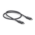 StarTech.com Câble Thunderbolt 3 (40 Gb/s) USB-C de 50 cm - Compatible Thunderbolt, USB et DisplayPort - M/M