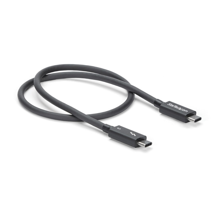 StarTech.com Câble Thunderbolt 3 (40 Gb/s) USB-C de 50 cm - Compatible Thunderbolt, USB et DisplayPort - M/M