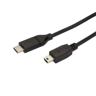 StarTech.com Câble USB-C vers Mini-USB de 2m, Câble de Transfert de Données, USB 2.0, USB-C