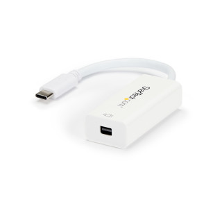 StarTech.com Adaptateur USB-C vers Mini DisplayPort - 4K 60Hz - Blanc - Adaptateur USB 3.1 Type-C vers Mini DP - La Version Mis