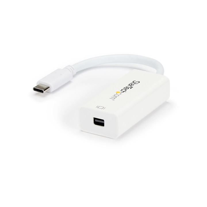StarTech.com Adaptateur USB-C vers Mini DisplayPort - 4K 60Hz - Blanc - Adaptateur USB 3.1 Type-C vers Mini DP - La Version Mis