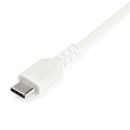 StarTech.com Câble de Charge Rapide USB-A vers USB-C de 1m, Robuste, Charge et Synchronisation, 3A, USB 2.0, Gaine TPE Blanche