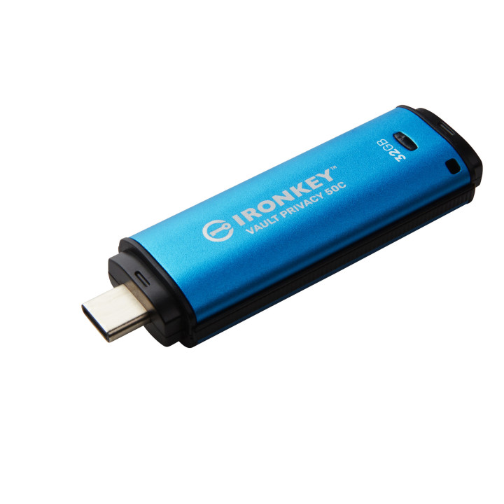 Kingston Technology IronKey 32Go USB-C Vault Privacy 50C chiffrée AES-256, FIPS 197