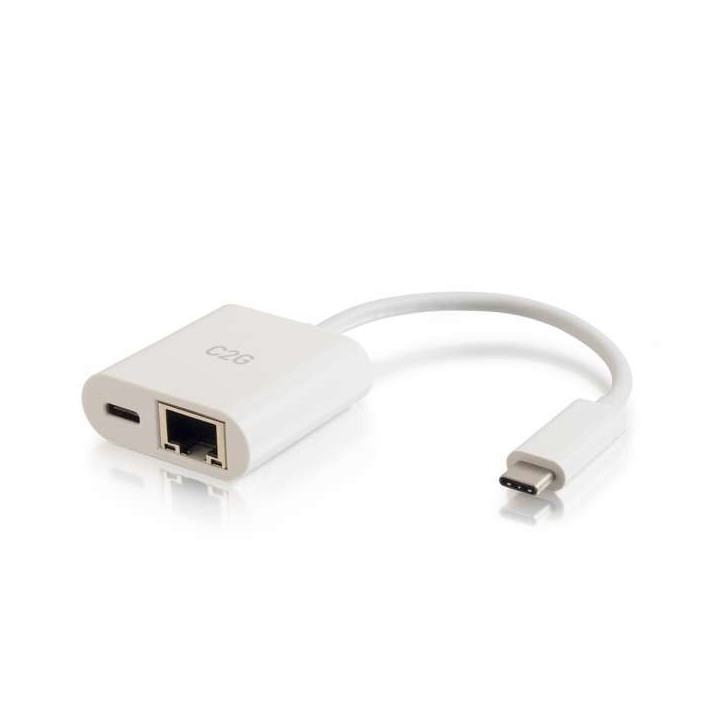 C2G 82407 station d'accueil USB 3.2 Gen 1 (3.1 Gen 1) Type-C Blanc