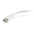 C2G 82407 station d'accueil USB 3.2 Gen 1 (3.1 Gen 1) Type-C Blanc