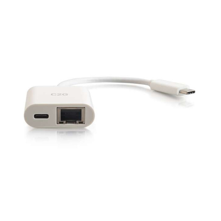 C2G 82407 station d'accueil USB 3.2 Gen 1 (3.1 Gen 1) Type-C Blanc