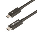 StarTech.com Câble Thunderbolt 4 de 50cm - 40Gbps - 100W Power Delivery - Vidéo 4K/8K - Cordon Thunderbolt Certifié par Inte