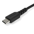 StarTech.com Câble de Charge Rapide USB-C de 1m, Robuste, Charge et Synchronisation, 60W (3A) PD, USB 2.0, Gaine TPE Noire et 