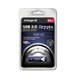 Integral INFD64GCRYDL3.0197 lecteur USB flash 64 Go USB Type-A 3.2 Gen 1 (3.1 Gen 1) Bleu