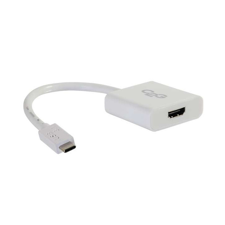 C2G USB3.1-C/HDMI adaptateur graphique USB 3840 x 2160 pixels Blanc