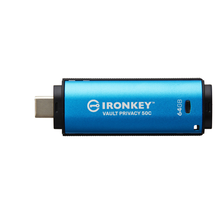 Kingston Technology IronKey 64Go USB-C Vault Privacy 50C chiffrée AES-256, FIPS 197