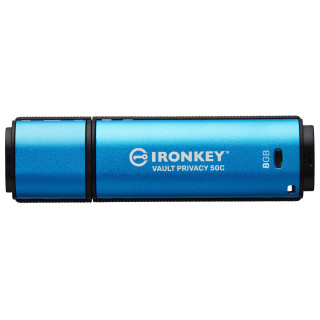 Kingston Technology IronKey 8Go USB-C Vault Privacy 50C chiffrée AES-256, FIPS 197