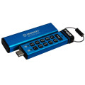 Kingston Technology IronKey Keypad 200C USB-C de 128 Go, FIPS 140-3 niveau 3 (en attente) AES-256