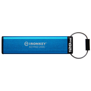 Kingston Technology IronKey Keypad 200C USB-C de 128 Go, FIPS 140-3 niveau 3 AES-256