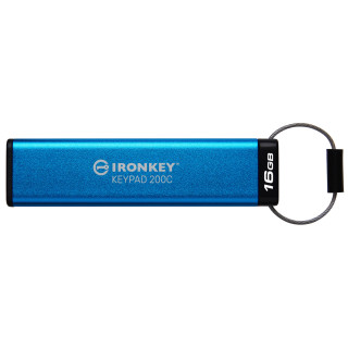 Kingston Technology IronKey Keypad 200C USB-C de 16 Go, FIPS 140-3 niveau 3 AES-256