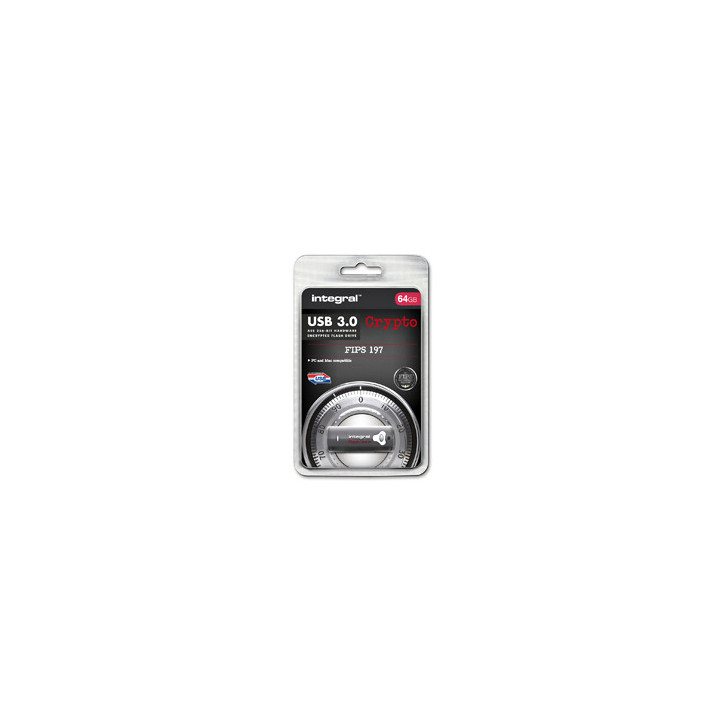 Integral INFD64GCRY3.0197 lecteur USB flash 64 Go USB Type-A 3.2 Gen 1 (3.1 Gen 1) Gris