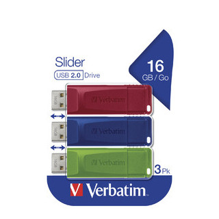 Verbatim Clé USB - Multipack de 16 Go