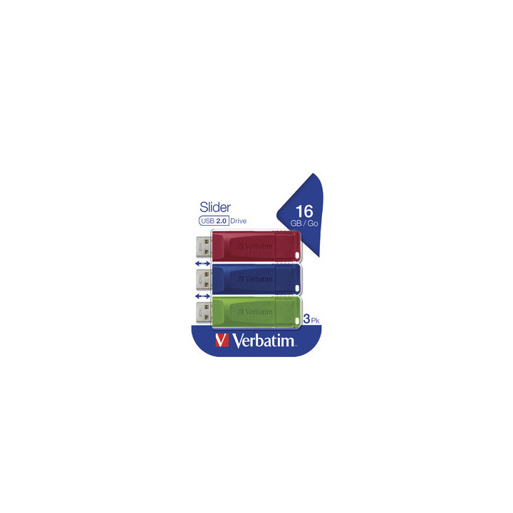 Verbatim Clé USB - Multipack de 16 Go
