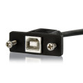 StarTech.com Câble USB 30 cm monté sur panneau B vers B - F/M