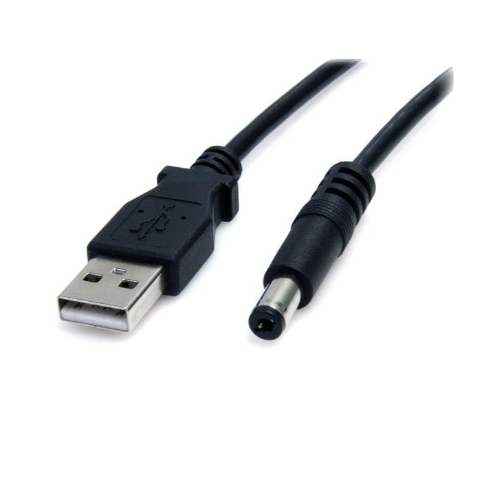 StarTech.com Câble d'alimentation USB vers prise DC de 91 cm - Cordon USB vers connecteur Type M 5V