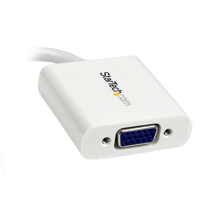 StarTech.com Adaptateur / Convertisseur vidéo Mini DisplayPort vers VGA - M/F - 1920x1200 - Blanc