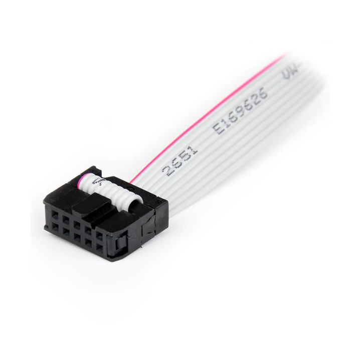 StarTech.com Support de port série DB9 16 pouces à 2 ports vers en-tête 10 broches