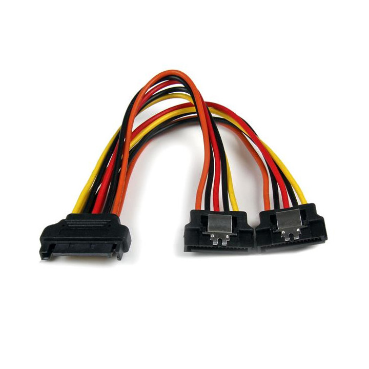 StarTech.com Câble répartiteur en Y d'alimentation SATA vers 2 SATA avec verrouillage