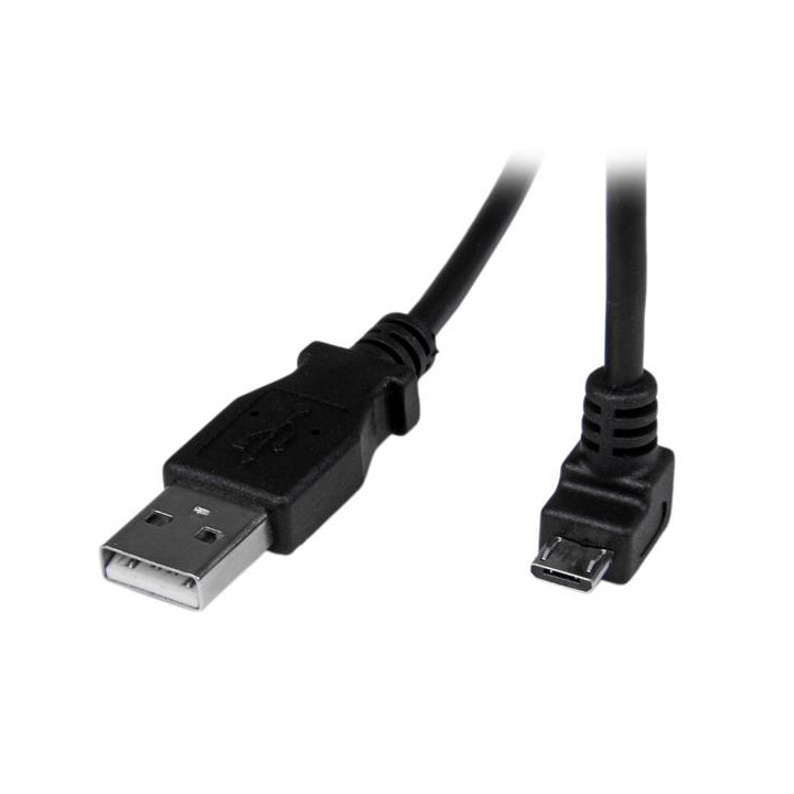 StarTech.com Câble Micro USB 2 m - A vers Micro B coudé 90° vers le bas