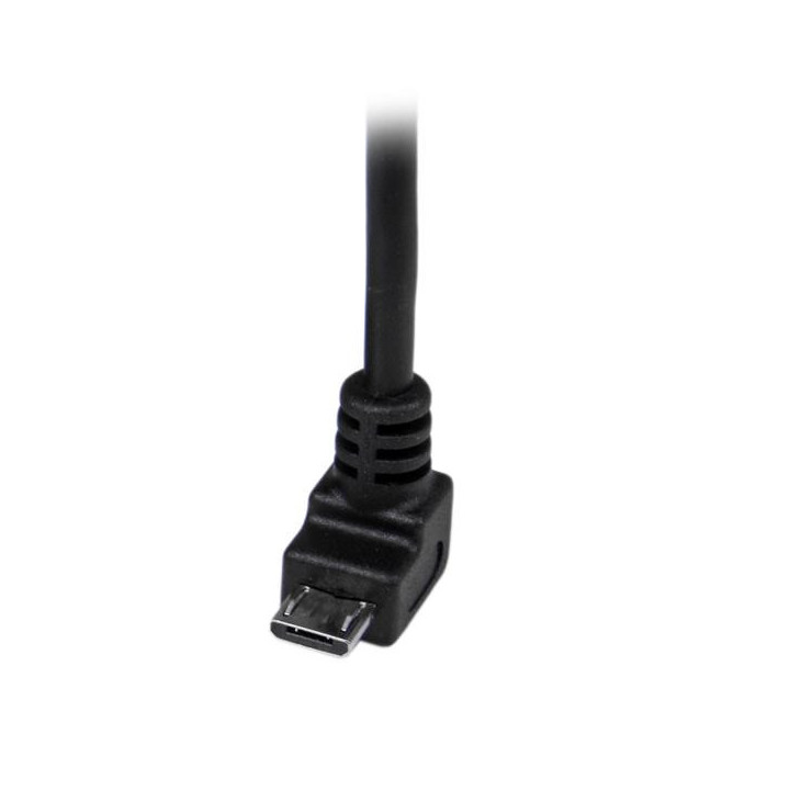 StarTech.com Câble Micro USB 2 m - A vers Micro B coudé 90° vers le bas